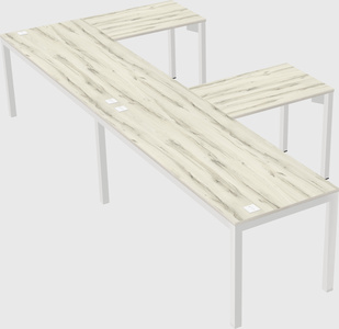 L-shaped desk