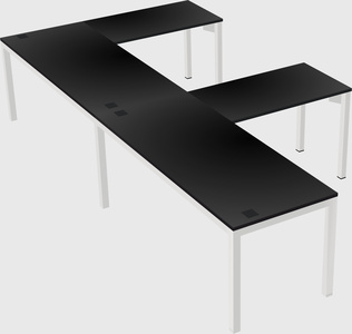 L-shaped desk