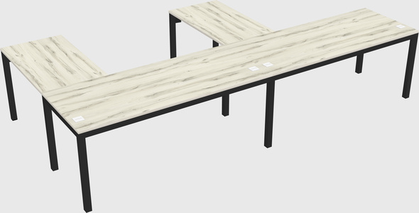 L-shaped desk