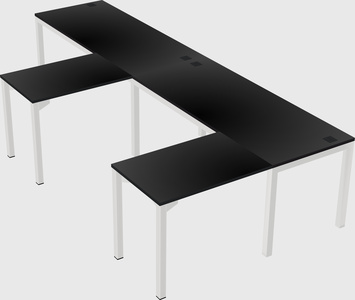 L-shaped desk