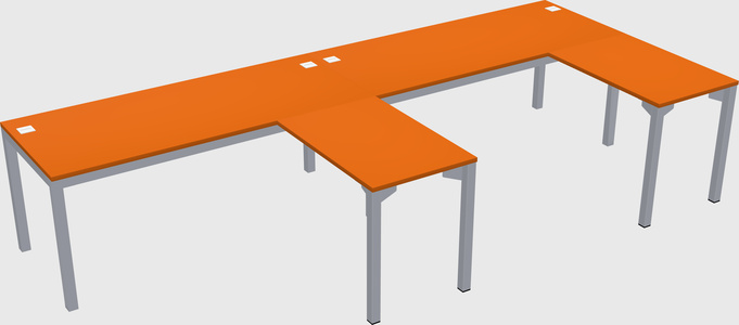 L-shaped desk