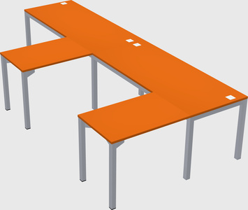 L-shaped desk