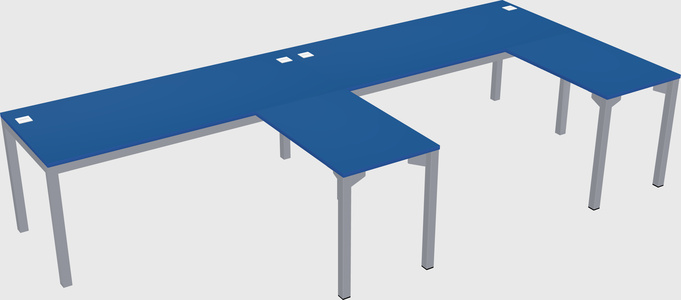 L-shaped desk