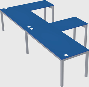 L-shaped desk