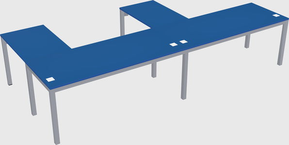 L-shaped desk