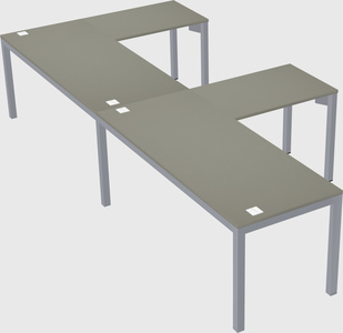 L-shaped desk