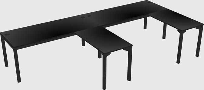 L-shaped desk