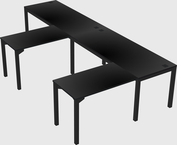 L-shaped desk
