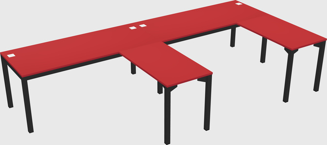 L-shaped desk