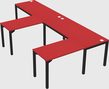 L-shaped desk