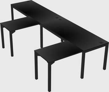 L-shaped desk