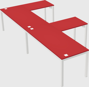 L-shaped desk