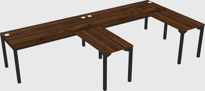 L-shaped desk