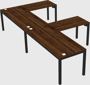 L-shaped desk
