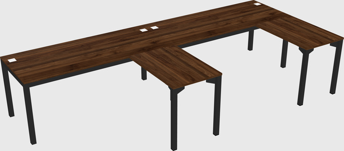 L-shaped desk