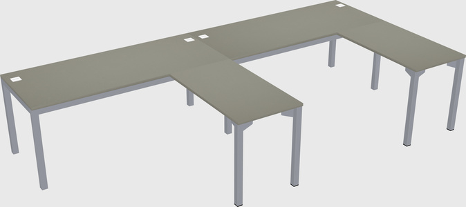 L-shaped desk