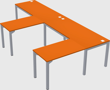 L-shaped desk