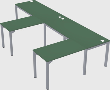 L-shaped desk