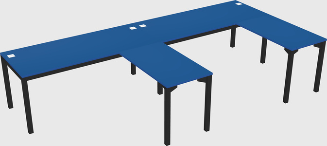 L-shaped desk