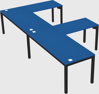 L-shaped desk