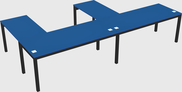 L-shaped desk