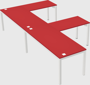 L-shaped desk