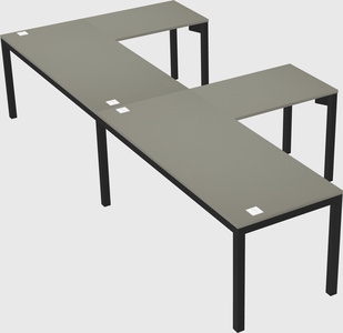 L-shaped desk