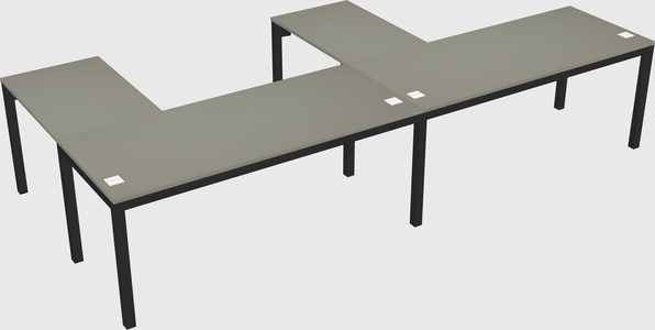 L-shaped desk