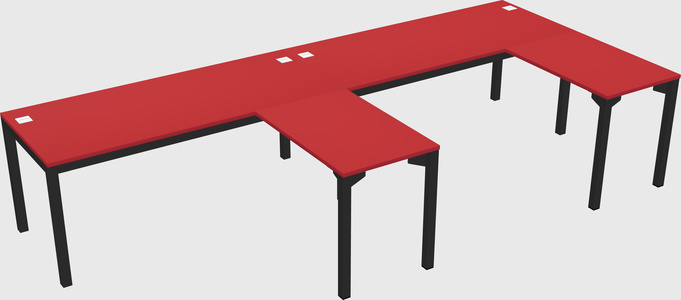 L-shaped desk