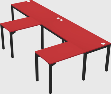L-shaped desk