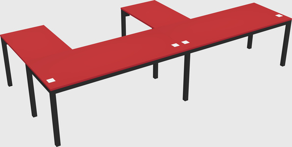 L-shaped desk