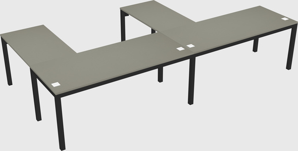 L-shaped desk