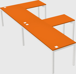 L-shaped desk