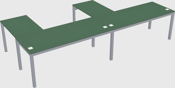 L-shaped desk