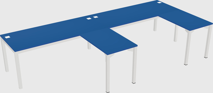 L-shaped desk