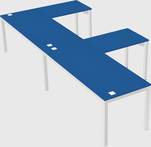 L-shaped desk
