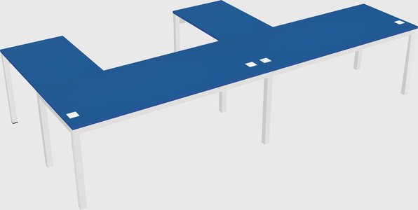 L-shaped desk