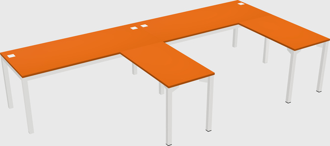 L-shaped desk
