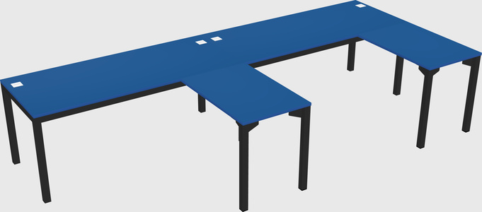 L-shaped desk
