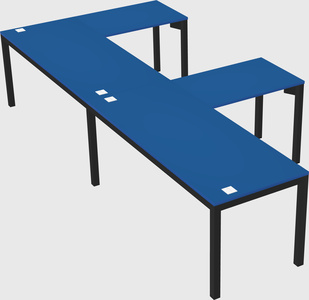 L-shaped desk