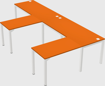 L-shaped desk