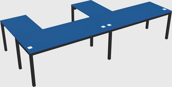 L-shaped desk