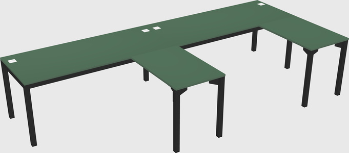 L-shaped desk
