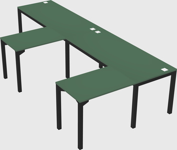 L-shaped desk