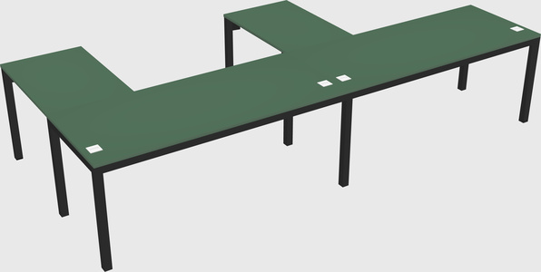 L-shaped desk