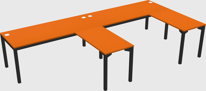 L-shaped desk