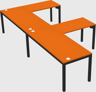 L-shaped desk