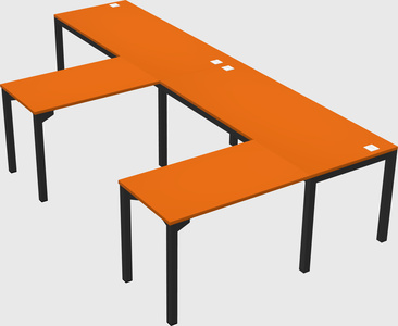 L-shaped desk
