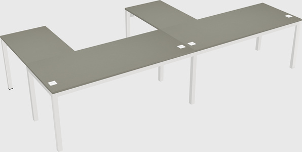 L-shaped desk