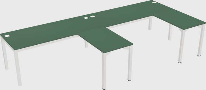 L-shaped desk